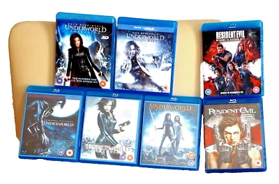 COMPLETE UNDERWORLD & RESIDENT EVIL COLLECTION  12 FILMS - Image 1 of 4