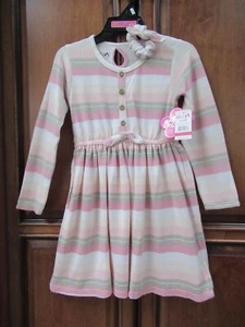 NWT! Delia's Girls Dress Set Size 6X  with Matching Hair Scrunchie! Pretty! - Picture 1 of 10