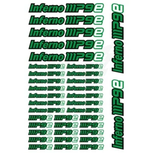 NEUF Sticker Adesivi Kyosho Inferno Mp9E Lucido Verde - Decal Rc - Imagen 1 de 1