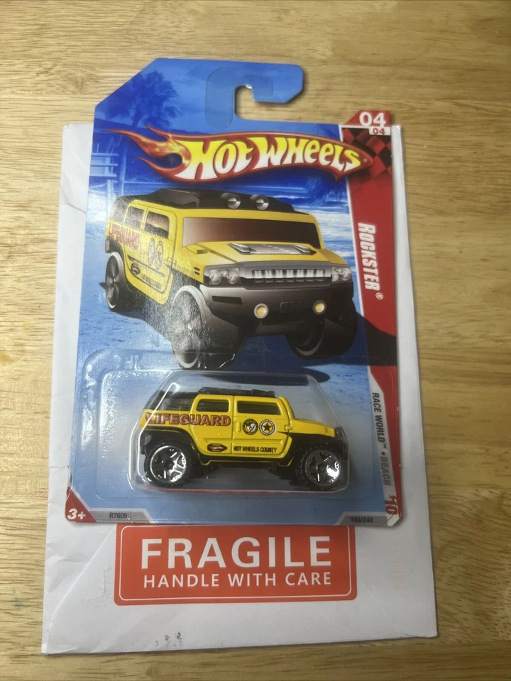 Rockster Yellow 2010 Race World Beach off Road 5sp Hot Wheels 1031