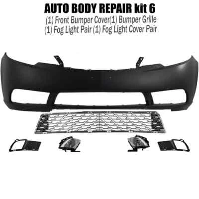 Front Bumper Cover Fascia & Grille Assembly Kit for 2010 - 2013 Kia Forte5 - Image 1 of 4