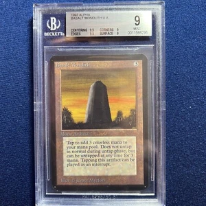 MTG Alpha Basalt Monolith BGS 9 Quad++ MINT (9.5 centering, edges) 1993 - Picture 1 of 2