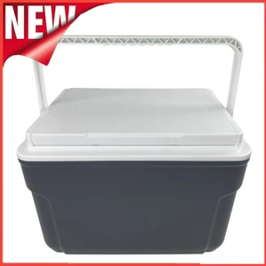 10 QT Hard Side Cooler 14-Can Capacity Outdoors Sports Event Camping W/ Handle - Picture 1 of 11