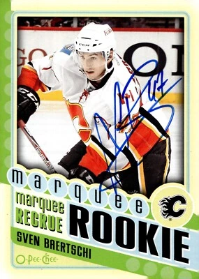 Sven Baertschi - Signed 2012-13 O-Pee-Chee Marquee Rookie Card #558 - Image 1 of 2