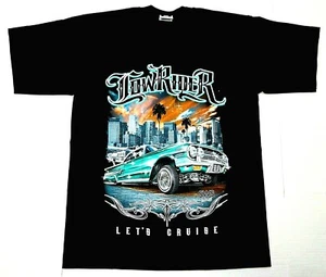 Lowrider T-shirt Let's Cruise Urban Streetwear Men's Tee New - Picture 1 of 2
