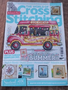World of Cross Stitching Magazine WOXS Issue 309 August 2021 Summer Exc cond - Picture 1 of 3