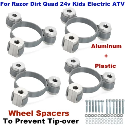 Wheel Spacers For Razor Dirt Quad Electric ATV (Stability & To Prevent Tip-over) - Image 1 of 4