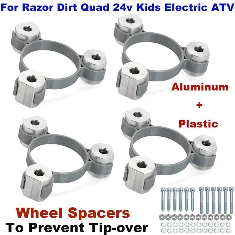 Wheel Spacers For Razor Dirt Quad Electric ATV (Stability & To Prevent Tip-over) - Image 1 of 4