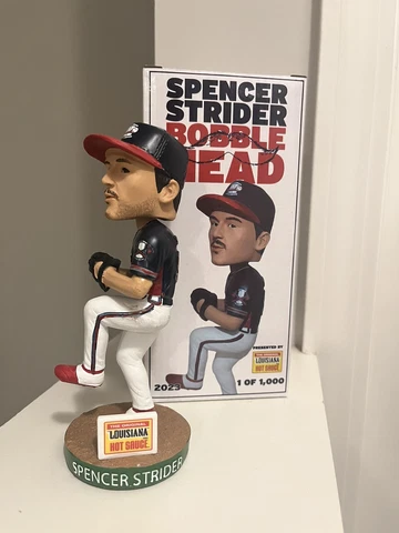 Spencer Strider Rome Braves Bobblehead SGA 7/15/23 New Atlanta Cover