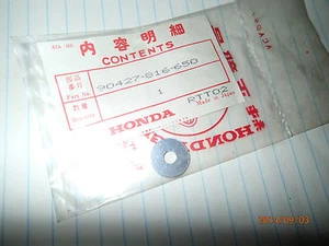 Vintage OEM Honda #90427-816-650 Washer (5MM) Spark Advancer, CA,CB,CL 175K3 A - Picture 1 of 2