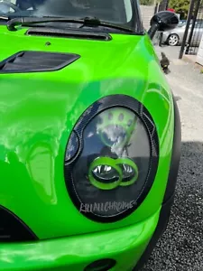 Embellecedores de luces de cabezal de aspecto de carbono MINI para MINI Cooper S JCW R50 R52 R53 GEN 1 - Imagen 1 de 5