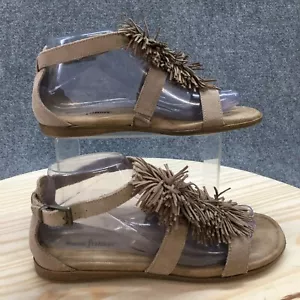 Sandalia Minnetonka Mujer 8 Marrón Merriam Gladiador Flecos Hebilla Informal Gamuza - Imagen 1 de 14
