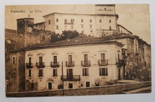 CARTOLINA FONTECCHIO (L'AQUILA) F.PICCOLO VIAGGIATA La torre