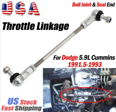 Throttle Linkage 5011956AB For Dodge 5.9 Cummins 1991.5-1993 D250 D350 W250 W350 - Image 1 of 4