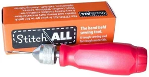Tragbarer Stich alle Nähahle Reparatur Leder Canvas Vinyl Segel Markise Baldachin - Bild 1 von 8