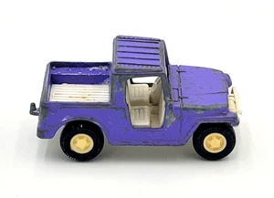 1970's Tootsietoy 3.5" Purple Jeep Truck #4 - Picture 1 of 5