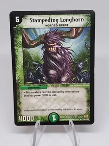 Juego de cartas coleccionables Duel Masters - Estampación Longhorn DM-01 Raro #104/110 LP De colección ¡primer juego! - Imagen 1 de 10