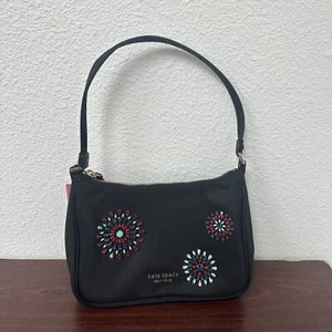 Kate Spade Sam Fireworks verzierte kleine Nylon-Schultertasche K7800 278 - Bild 1 von 10
