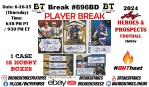 DONNIE SHELL 2024 Leaf Heros & Prospects Football Hobby CASE Break #696BD - Picture 1 of 1