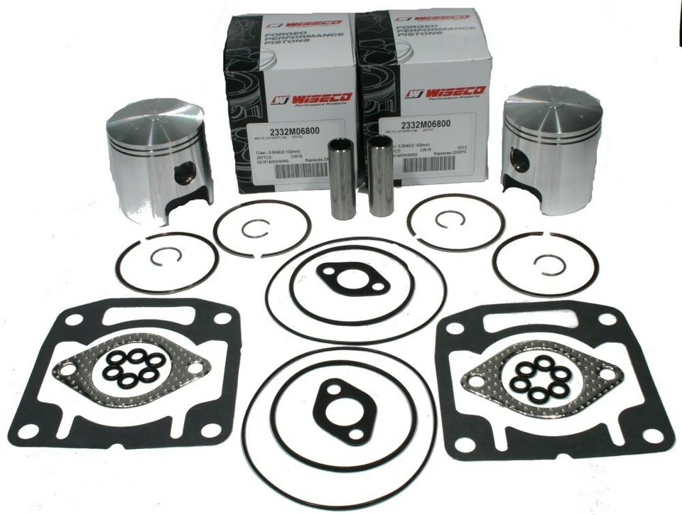 Arctic Cat Cougar 440, 1991-1994, Wiseco Std Pistons and Gasket Set - Image 1 of 1