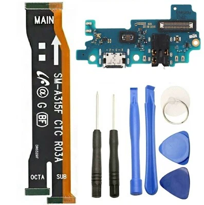 Für Samsung Galaxy A31 A315 Ladebuchse Dock Connector mit Main Flex Tools
