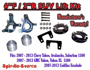 6"/2" Lift Kit Spindle+Spacer FOR 07 - 13 GMC Yukon / XL 1500 Cadillac Escalade - Picture 1 of 1