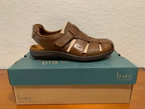 b.o.c. boc Sebasten Men's Fisherman Sandals Leather Shoes Sandals Brown - Picture 1 of 6