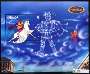 DD1.160 Grenada MNH Disney Cartoons Animation Hercules Characters - Imagen 1 de 6