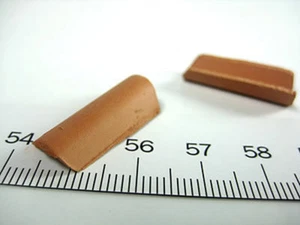 75 TON Firstziegel Dachziegel Mönch & Nonne Krippenbau Krippenzubehör menz15 - Bild 1 von 2