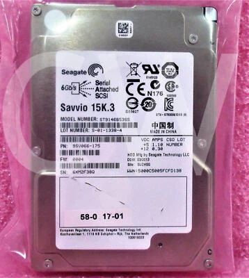 ST9146853SS Seagate 9SV066 146GB 15K 6Gbps 64MB Cache 2.5" SAS HDD Hard Drive - Image 1 of 2