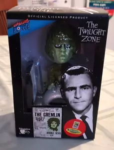BIF BANG POW 2010 The Twilight Zone The Gremlin Bobblehead sellado nuevo en paquete - Imagen 1 de 7