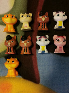 Cats 44 Puddingei Figuren Kidsworld 9 Stück einige verschiedene 