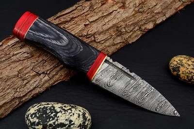8 inches Celtic Scottish Dirk SGIAN DUBH DAGGER Bone Handle Knife. - Image 1 of 4
