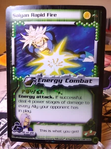 DBZ CCG DRAGON BALL Z SAIYAN RAPID FIRE #155 RARE LIMITED FOIL CELL SAGA SCORE - Picture 1 of 2