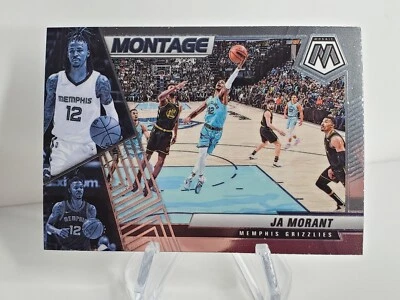 2021-22 Panini MOSAIC "JA MORANT" #28 MONTAGE Insert! Memphis GRIZZLIES!🔥 - Image 1 of 3