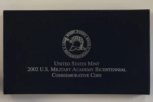 2002-W Proof US Mint Military Academy Commemorative 90% Silver Dollar (NUM6097) - Picture 1 of 6