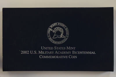 2002-W Proof US Mint Military Academy Commemorative 90% Silver Dollar (NUM6097) - Image 1 of 4