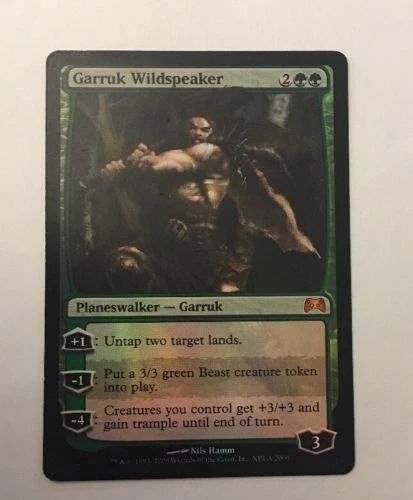 Magic the Gathering - FOIL Garruk Wildspeaker x 1 MTG Xbox Media Promo 2009 L8 Foto 1 de 1