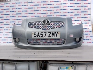 TOYOTA YARIS HATCHBACK 3DR MK2 2007 SILVER 1F8 FRONT BUMPER MARKS - Picture 1 of 8