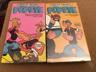  Cartoon Favorites "Popeye: Alladin-Sinbad-Ali Baba"  And Meet Sinbad-VHS     - Image 1 of 2