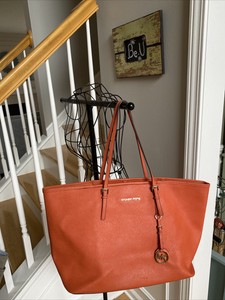 Las mejores ofertas en Bolso de Mano Jet Set Michael Kors Naranja Bolsas y  bolsos para Mujer | eBay