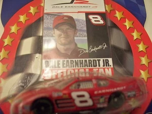 TARJETA OFICIAL DE FAN PITCHER NASCAR DALE EARNHARDT JR. Y AUTO #8 MUY COLECCIONABLE - Imagen 1 de 2