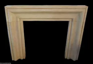 Fireplace Marble Yellow Silvia Gold Stone Handmade Classic Design - Picture 1 of 1