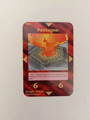 INWO Illuminati New World Order PENTAGON 1994 - Limited Edition Game Card Carta - Bild 1 von 2