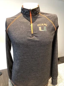 Miami Hurricanes Langarm 3/4 Pullover - Gr. Large - Top Zustand - Bild 1 von 3