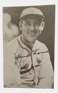 Spud Davis Cardinals 1934 WS Gashouse gang Signed 3x5 Repo Postcard (d 1984) - Picture 1 of 2