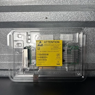 New Dell Qlogic QL41164HFRJ Quad Port 10GbE RJ-45 10GBase-T Network Card 33M0K