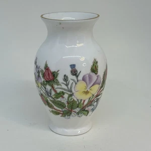 AYNSLEY Collectible Miniature Vase Wild Tudor - Picture 1 of 4