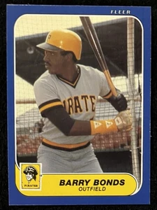Carta Baseball Aggiornamento Fleer 1986 #U-14 Barry Bonds Pittsburgh Pirates Rookie - Foto 1 di 2