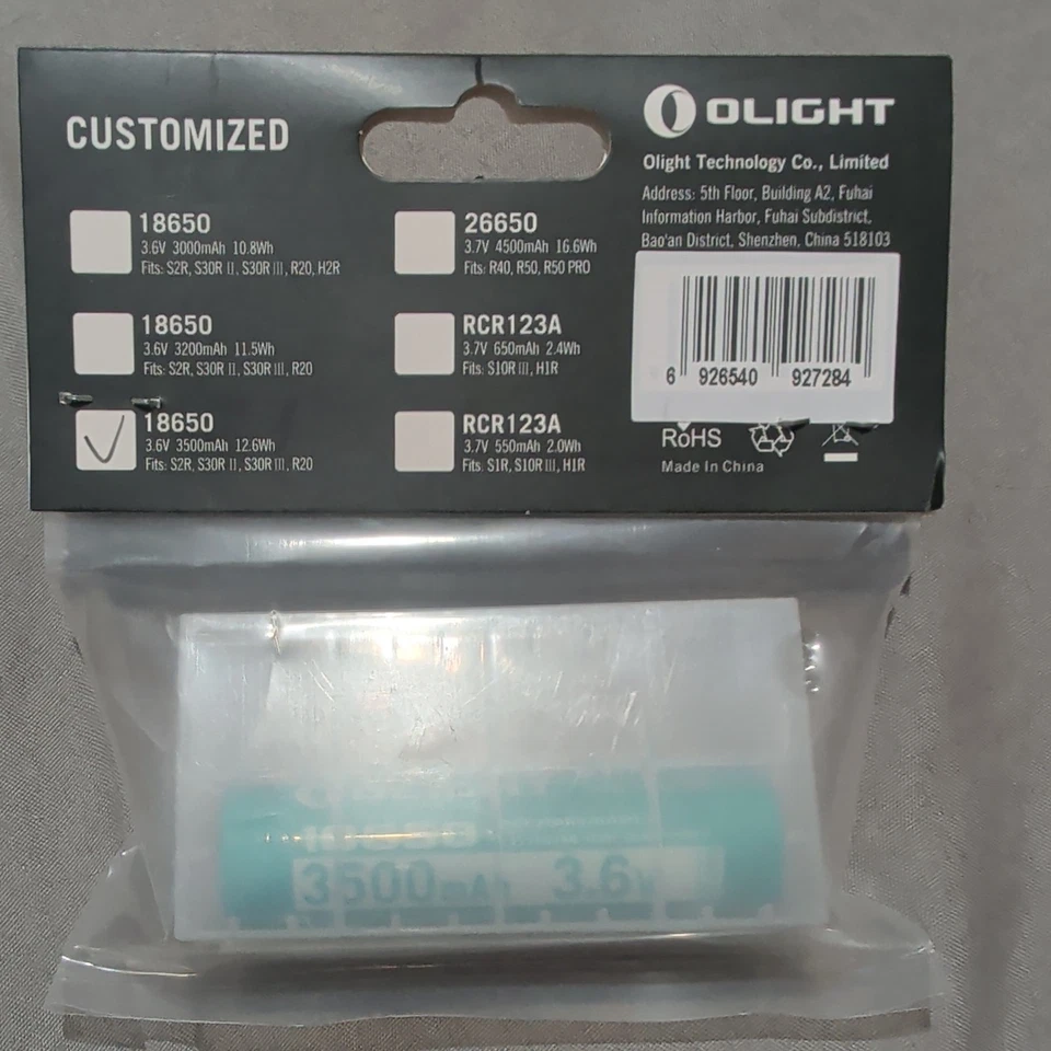 Olight 18650 3500mah battery  - Image 1 of 1